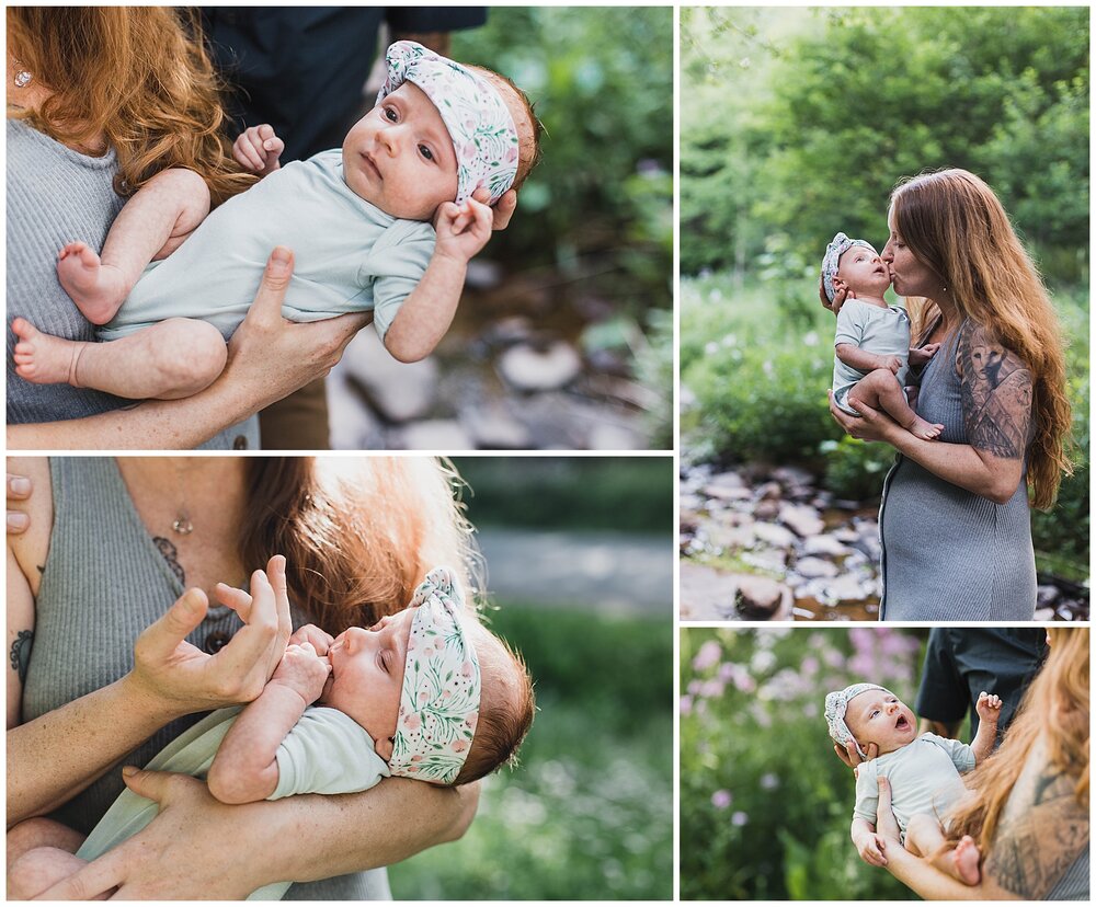 Cooperstown NY Newborn Photographer, baby details outside